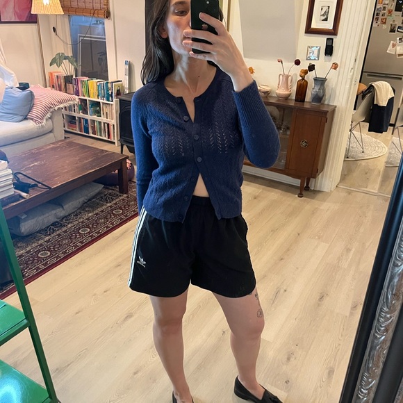 Vintage Esprit navy cardigan - Picture 2 of 9